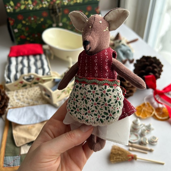 Charming Red Stag linen Family - Picture 8 of 16